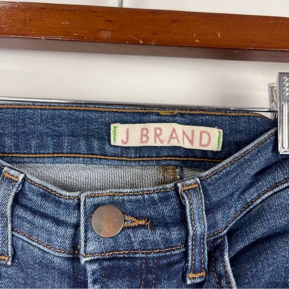 J Brand Mid Rise Super Skinny Jeans Blue Bell Women's Size 26 - Picture 6 of 9